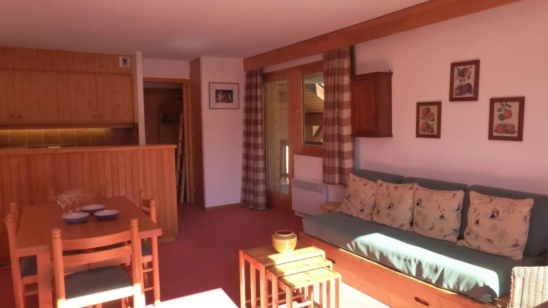 Lägenhet Appartement 2 Pieces + Cabine Pour 6 Pers, Meribel Altiport, Pied Des Pistes Et Golf, Parking Inclus - Fr-1-411-9 Les Allues